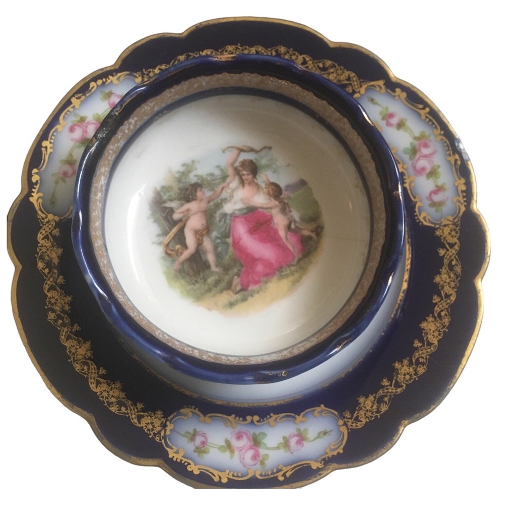 Vintage Higgins & Seiter New York porcelain set